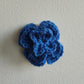 La Fleur au crochet Bleue